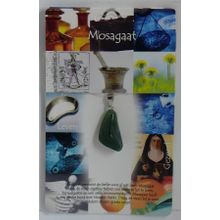 Foto van Hanger gezondheidssteen mosagaat