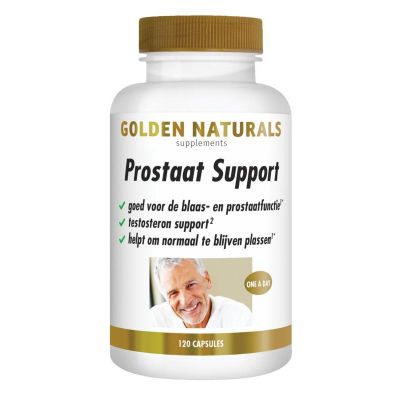 Golden Naturals Prostaat support 120 vegetarische capsules - Overige vitaminen/mineralen