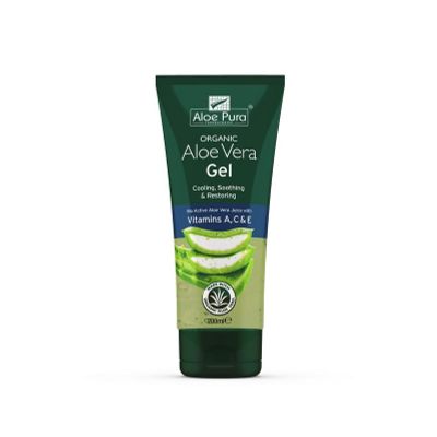 Optima Aloe pura aloe vera gel organic vitamine A C E 200 ml - Bodycreme/gel/lotion