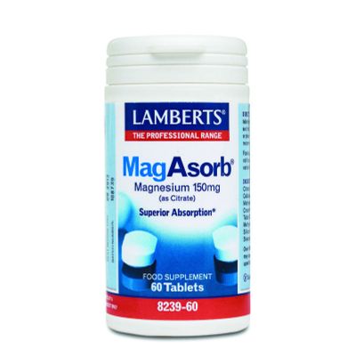 Lamberts MagAsorb (magnesium citraat) 150 mg