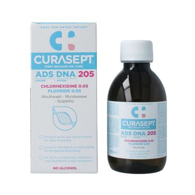 Curasept ADS DNA 205 CHX 0,05% mondspoelmiddel 200 Milliliter - Mondspoeling