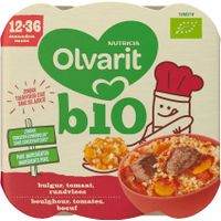 Olvarit Bulgur tomaat rundvlees 12M210 bio