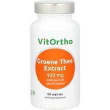 Foto van Vitortho Groene thee extract 400 mg