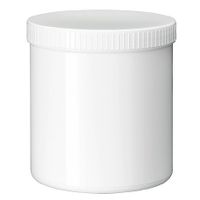 Zalfpot wit PP plastobel gedopt 1000 ml