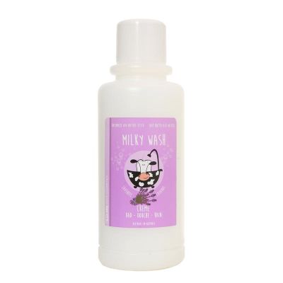 Evi Line Botermelk bad en douche lavendel 2 liter - Bad/douche