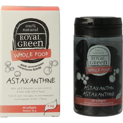 Royal Green Astaxanthine 60 softgels - Overige vitaminen/mineralen