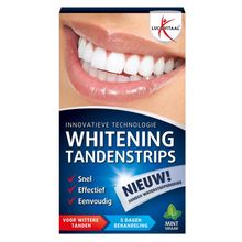 Foto van Lucovitaal Whitening tandenstrips mint