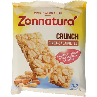 Zonnatura Pinda crunch 45 gram Zonnatura Pinda crunch 45 gram 3 stuks - Overig reform/levensmiddelen