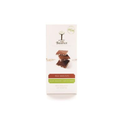 Choco stevia tablet melk hazelnoot 85 gram - Snoepgoed suikervrij