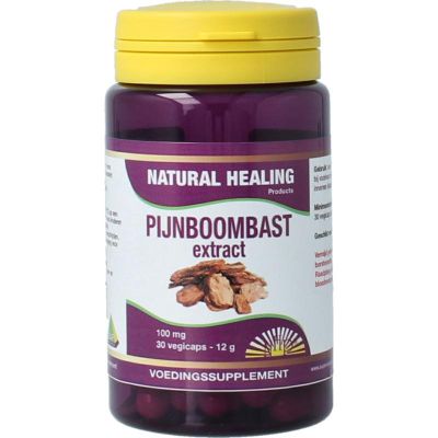 Foto van NHP Pijnboombast extract pycnogenol 100 mg