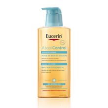Eucerin Atopicontrol bad en douche olie Foto van Eucerin Atopicontrol bad en douche olie