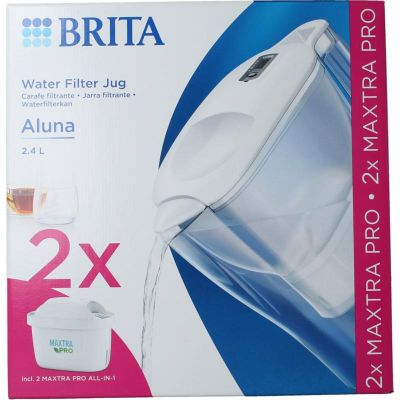 Brita Waterfilterbundel aluna cool white+2 maxtra filter 1 stuks - Algemeen