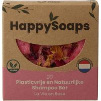 Happysoaps Shampoo bar la vie en rose