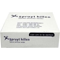 Sticker niet om in te nemen blauw/wit
