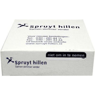 Sticker niet om in te nemen blauw/wit 1000 stuks - 