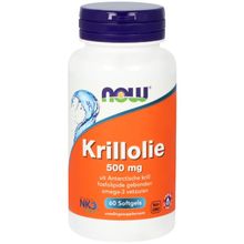 Foto van NOW Krillolie 500 mg