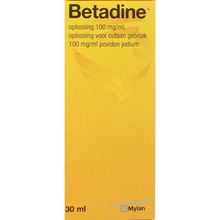 Foto van Betadine Jodium oplossing
