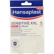 Hansaplast Sensitive antibacterieel XXL Foto van Hansaplast Sensitive antibacterieel XXL