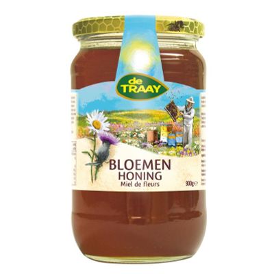Traay Bloemenhoning creme 900 gram - Honing