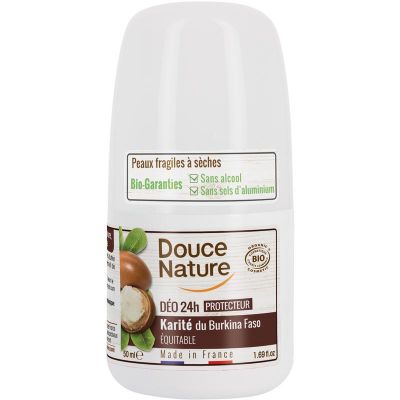Douce Nature Deodorant roll on karite 24h