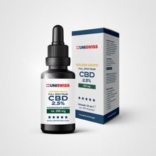 Foto van Uni Swiss-Pharma CBD-Full spectrum gold druppels 2.5%