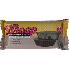 Foto van Stroap Protein choco cups cookie & cream
