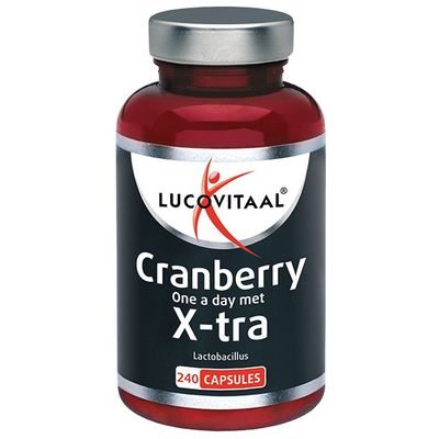Lucovitaal Cranberry+ xtra forte 240 capsules - Fytotherapie