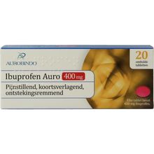 Foto van Ibuprofen 400 mg