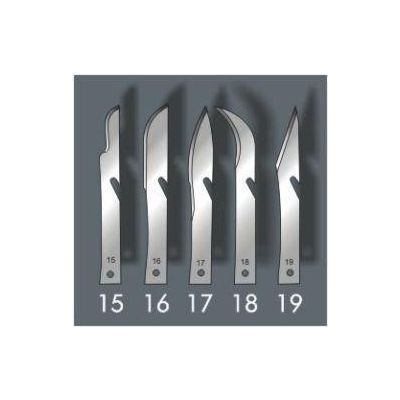 Scalpelmesjes 5 cm steriel 1015/13 100 stuks - Staalwaren