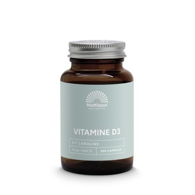 Foto van Mattisson Absolute Vitamine D3 25 mcg / 1.000 IU