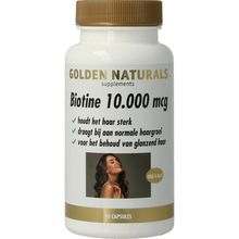 Foto van Golden Naturals Biotine 10.000mcg