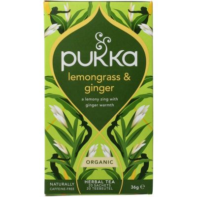 Foto van Pukka Org. Teas Lemongrass & ginger thee