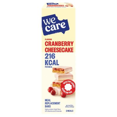 Wecare Bars cranberry cheesecake 116 gram - Gezonde tussendoortjes