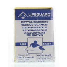 Foto van Lifeguard Reddingsdeken goud/zilver 160 x 210