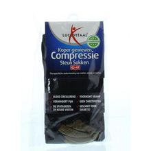 Lucovitaal Koper compressie steunsok 42 - 47 Foto van Lucovitaal Koper compressie steunsok 42 - 47