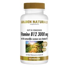 Foto van Golden Naturals Vitamine B12 3000mcg
