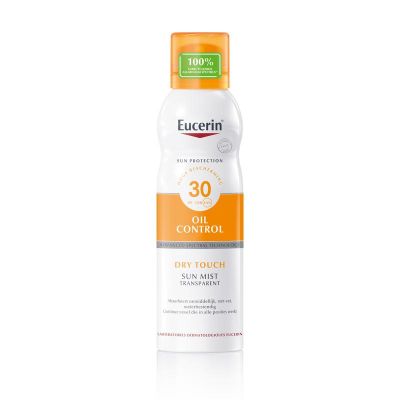 Eucerin Sun transparant dry touch SPF 30 200 ml - Zoncosmetica