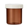 Afbeelding van Tabletflacon 40 ml bruin met dop
