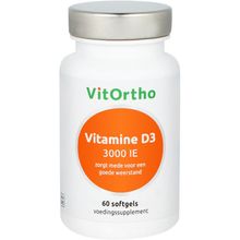 Foto van Vitortho Vitamine D3 3000IE