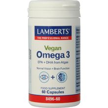 Foto van Lamberts omega 3 vegan l8496/60