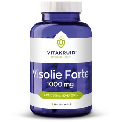 Vitakruid Visolie forte 180 softgels - Vetzuren