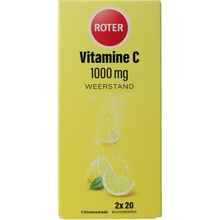 Foto van Roter Vitamine C 1000 mg citroen duo 2x20 bruistabletten