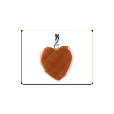 Hanger hart 20 mm jaspis 1 stuks - 