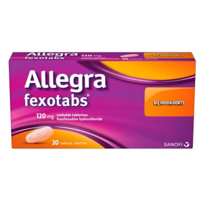 Allegra Fexotabs hooikoortstabletten 20 tabletten - Hooikoorts