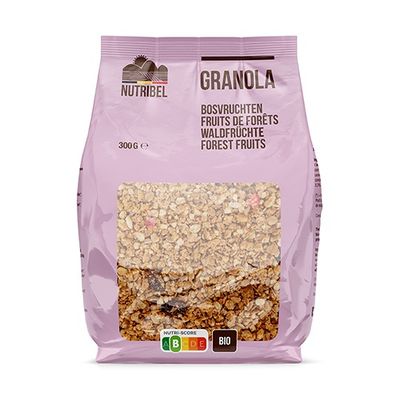 Nutribel Granola bosvruchten bio Nutribel Granola bosvruchten bio 300 gram - Voeding