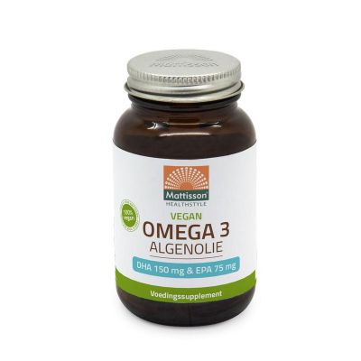 Mattisson Omega 3 algenolie DHA150/EPA75
