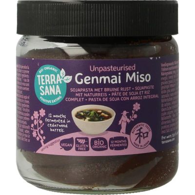 Foto van Terrasana Genmai miso ongepasteuriseerd glas