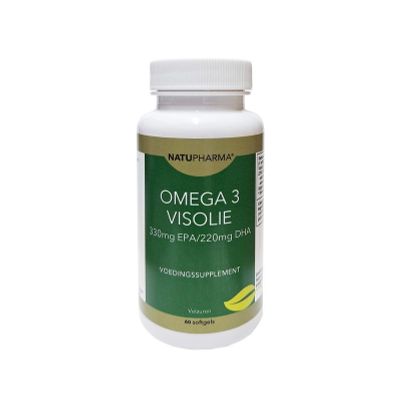 Natupharma Omega 3 visolie 60 capsules - Vetzuren