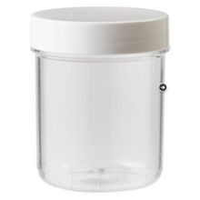 Foto van Plastobel tabletfles transparant gedopt 70 ml