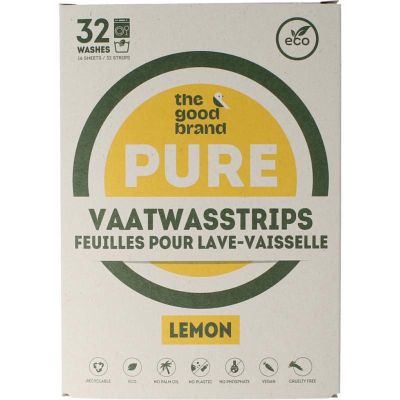 Foto van The Good Brand Vaatwasstrips lemon